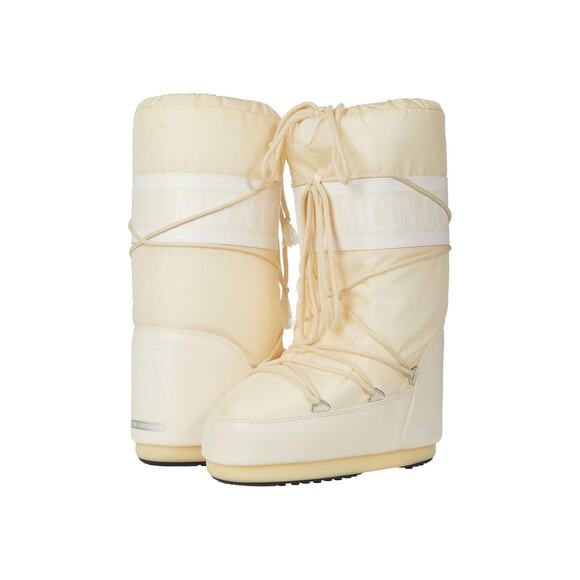 MOON BOOT-NEW/inBOX-THE ORIGINAL ICON NYLON CREAM Sz:42/44EU- 10/11.5US  Ret$340 - Picture 3 of 8